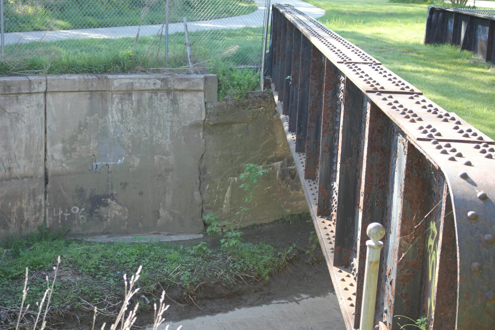 East abutment